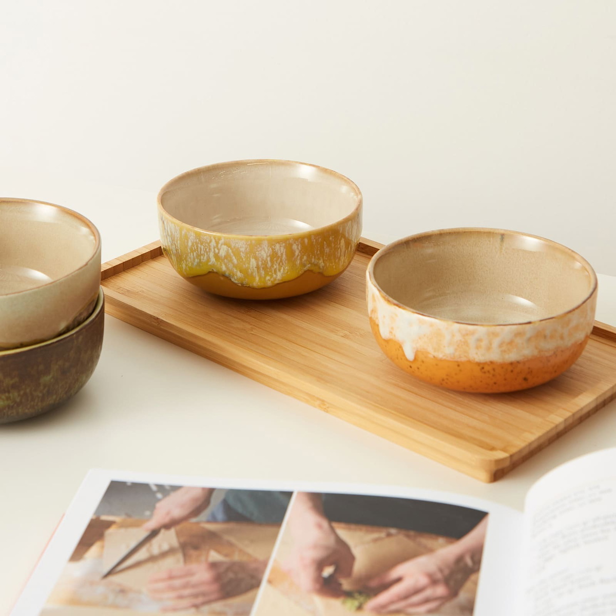 HKLiving Tapas Bowls - Set of 4 in Drift 