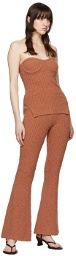 Helmut Lang SSENSE Exclusive Brown Camisole