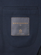 INCOTEX - Montedoro Textured-Cotton Blazer - Blue - IT 52