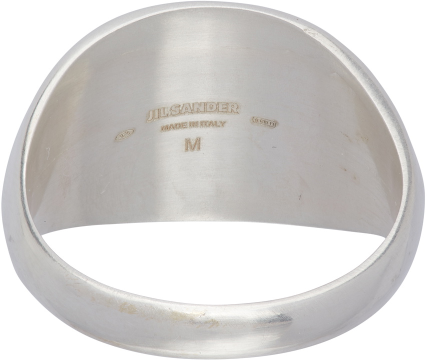 JIL SANDER 925 CLASSIC CHEVALIER RING M-