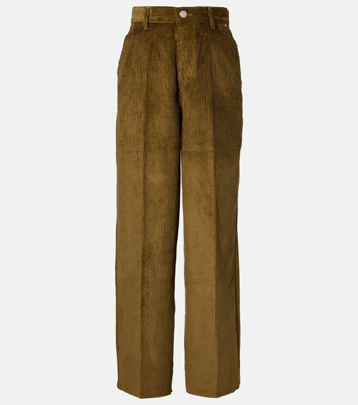 Ami Paris Cotton corduroy wide-leg pants