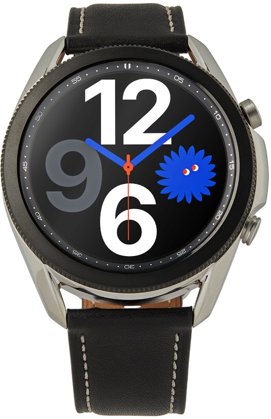 Photo: Samsung Silver & Black Galaxy Watch3 Smart Watch, 45 mm