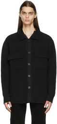 Nahmias Black Wool Buttoned Jacket