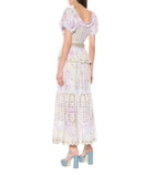 LoveShackFancy Kennedy off-shoulder maxi dress