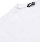 TOM FORD - Lyocell and Cotton-Blend Jersey T-Shirt - White