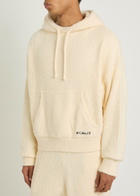 Picante Shaggy Textured Cotton-blend Sweatshirt Ivory
