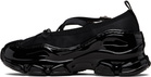 Simone Rocha Black Beaded Tracker Ballerina Sneakers