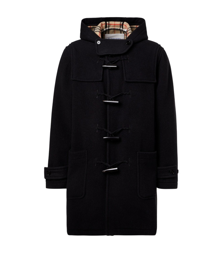 Photo: Burberry Hooded wool twill coat