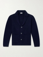 Altea - Knitted Virgin Wool Blazer - Blue