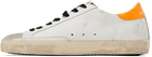 Golden Goose White Super-Star Classic Low-Top Sneakers