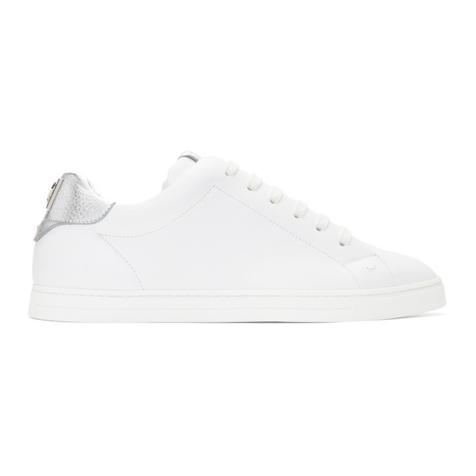 Fendi White Vocabulary Sneakers Fendi, 48% OFF