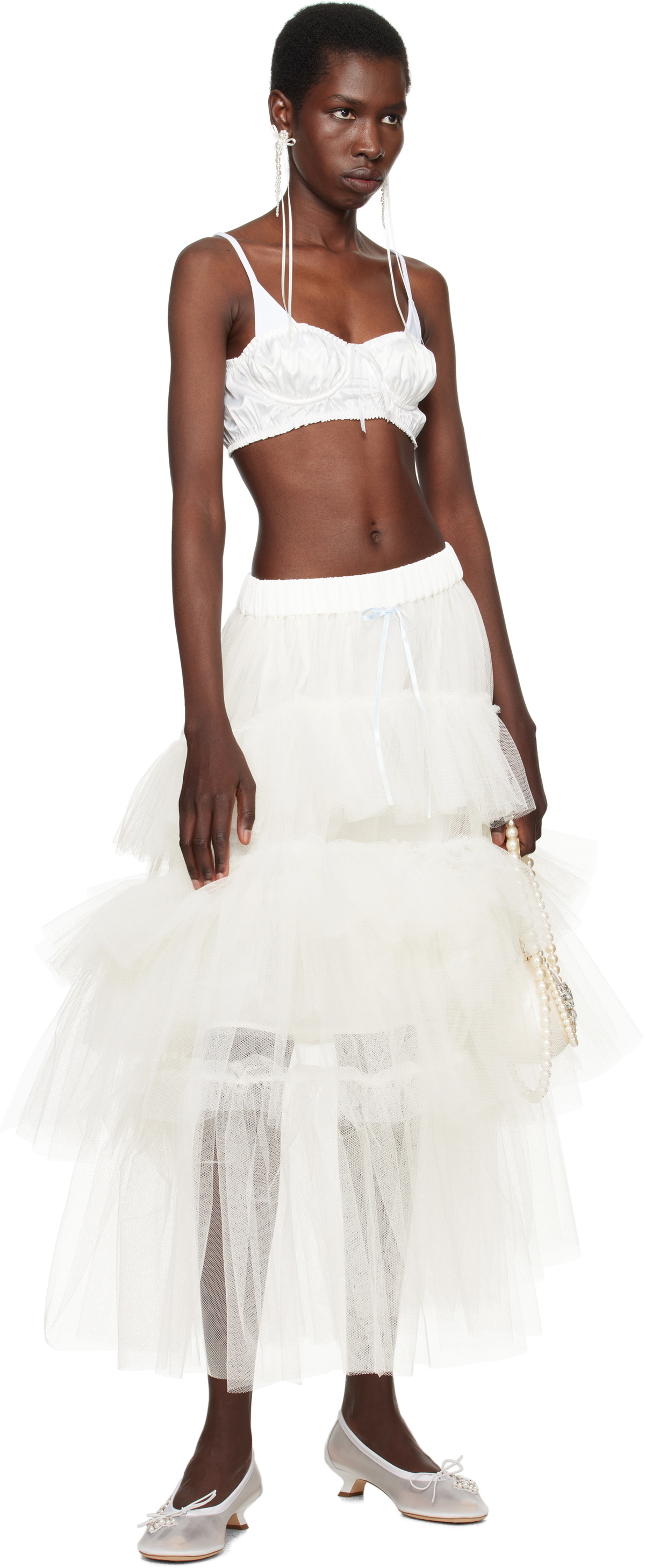 Simone Rocha SSENSE Exclusive Bridal Capsule Tutu Maxi Skirt