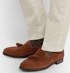 George Cleverley - Gabriel Suede Tasselled Loafers - Tan