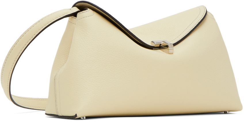 T-Lock clutch tan grain – TOTEME