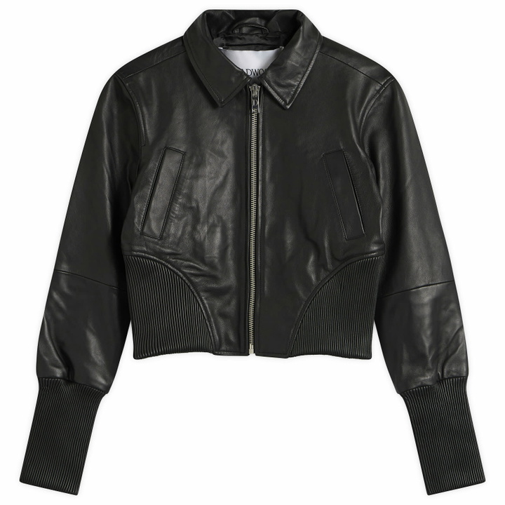 Photo: Deadwood Women's Angel Recycled Leather Jacket in Black