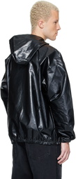 ALEXANDER DIGENOVA Black Coated Windbreaker Jacket