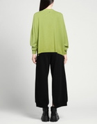 Manila Grace Womens Sweater in Lime green