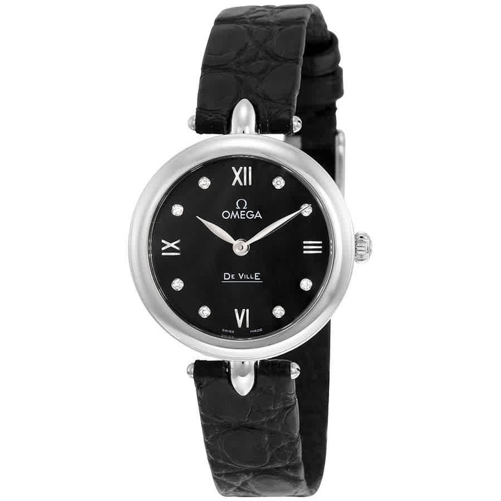 Photo: Omega De Ville Prestige Black Dial Ladies Watch 424.13.27.60.51.001
