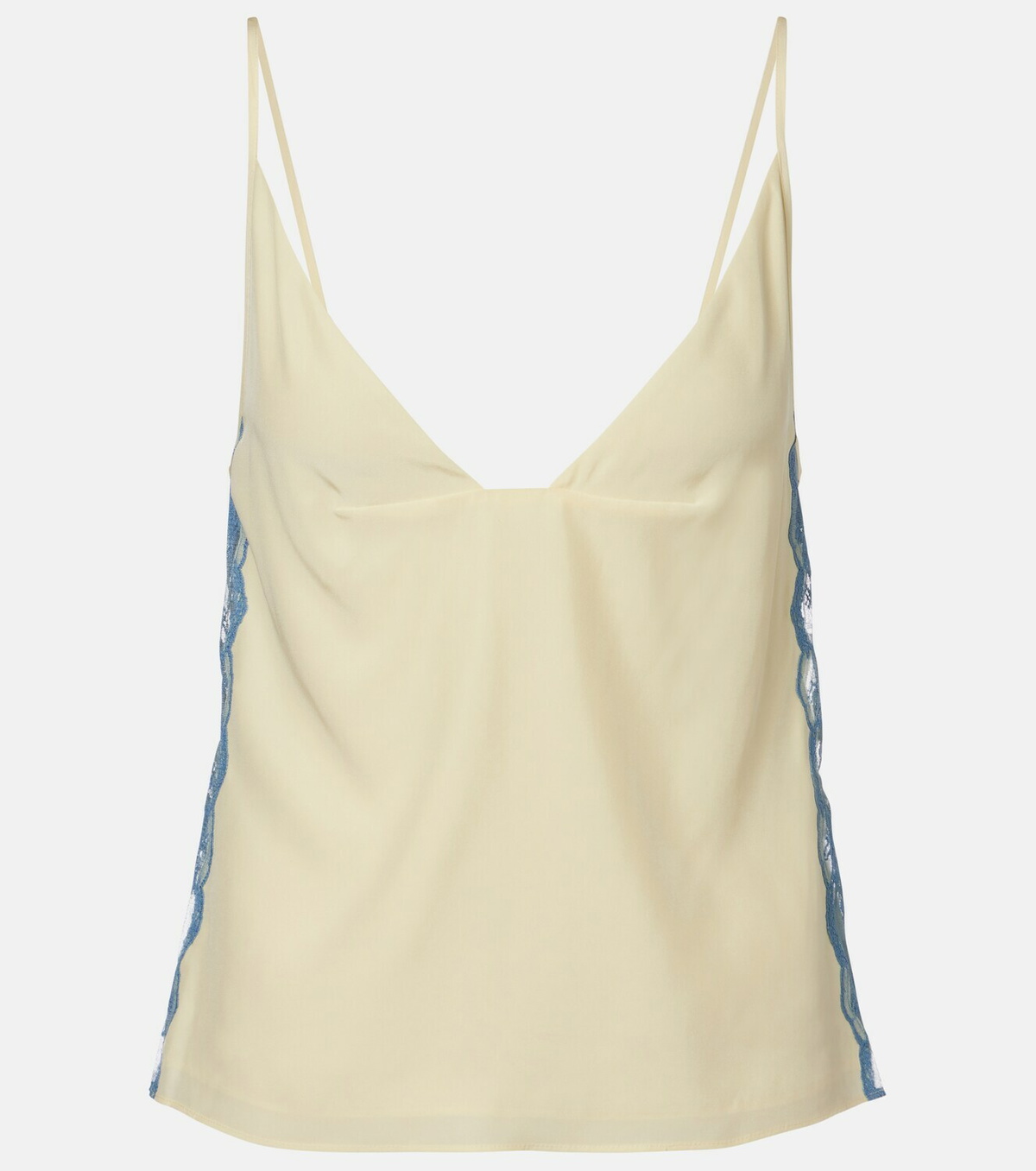 SIR Lace-trimmed silk camisole