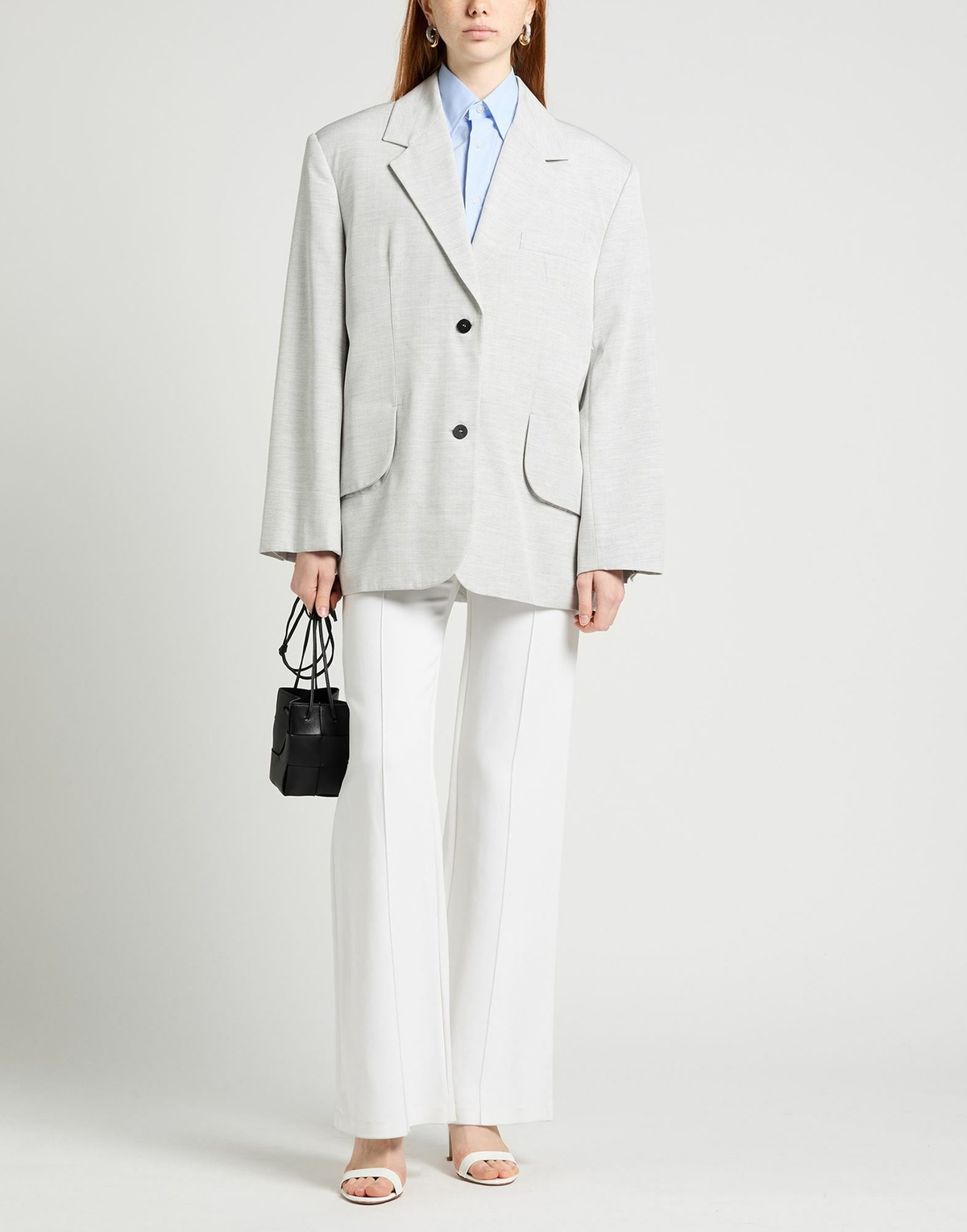 Jacquemus Womens Blazer in Light grey