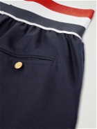 Thom Browne - Striped Wool Shorts - Blue