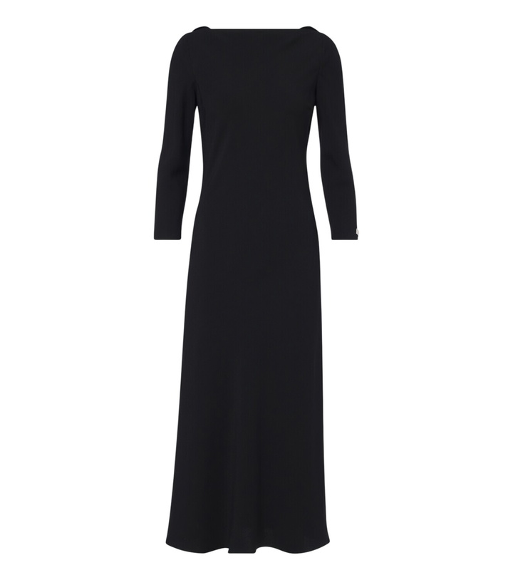 Photo: Prada Open-back crêpe midi dress
