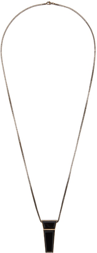 Photo: Rick Owens Gold Crystal Trunk Charm Necklace