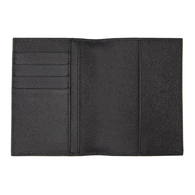 Dolce and Gabbana Black DG Passport Holder Dolce & Gabbana