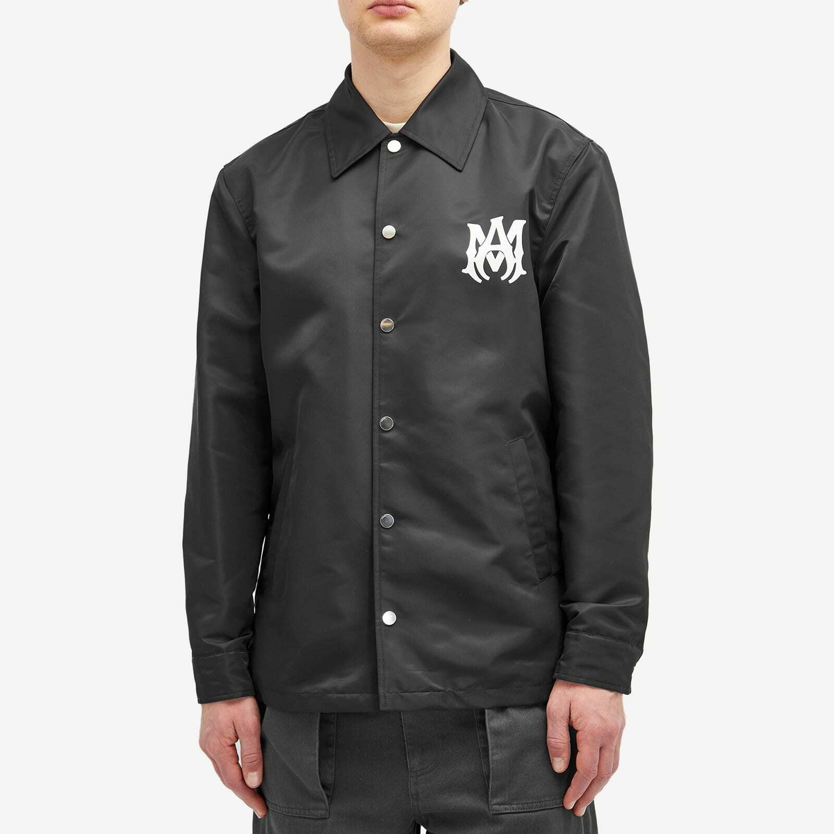 AMIRI Men's Lightweight MA Coach Jacket in Black Amiri