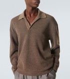 Giorgio Armani Virgin wool polo sweater