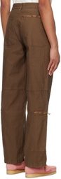 Stüssy Brown Flight Trousers