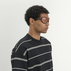 Le Specs x No Problemo Iris Sunglasses in Cocoa/Fire Grad 