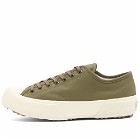 Artifact by Superga Men's 2434 Collect M51 Military Parka Jacket Low Sneakers in Military Green/Off White