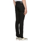 Nudie Jeans Black Tight Terry Jeans