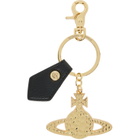 Vivienne Westwood Gold Hammered Orb Keychain