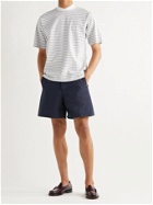 BARBOUR WHITE LABEL - Dillon Wide-Leg Cotton Shorts - Blue - S