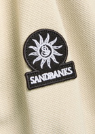 Sandbanks Logo Piqué Cotton Polo Shirt Beige