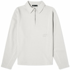 Parel Studios Men's Cura Quarter Zip Sweat in Light Grey