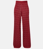 Loulou de Saison Egeo knitted wide-leg pants