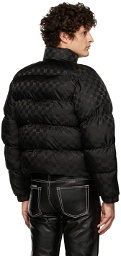 MISBHV Black Signature Nylon Puffer Jacket
