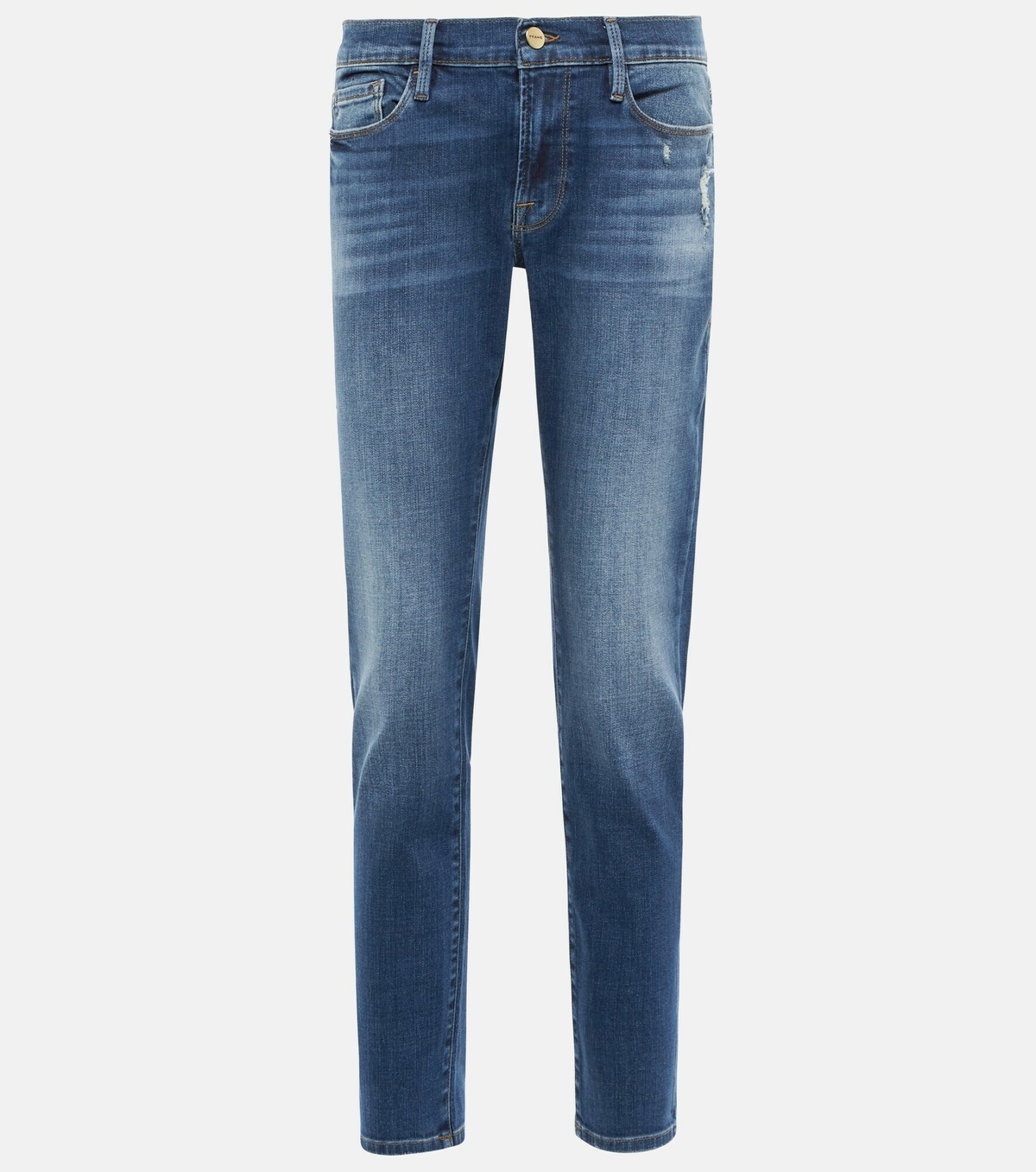 Frame - Le Garcon mid-rise cropped jeans Frame Denim