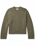 Nanushka - Loki Merino Wool and Cashmere-Blend Bouclé Sweater - Green