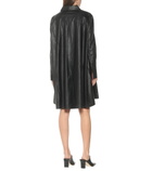 Tibi - Tissue faux leather shirt dress