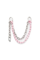 Diesel Metal charm with chain and rope detail - Charms and Keyrings Womens in Silver