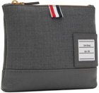 Thom Browne Gray Super 120's Pouch