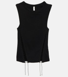 Dion Lee Cutout cotton-blend top