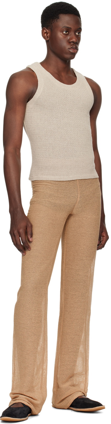 Ludovic de Saint Sernin Beige Mermaid Trousers