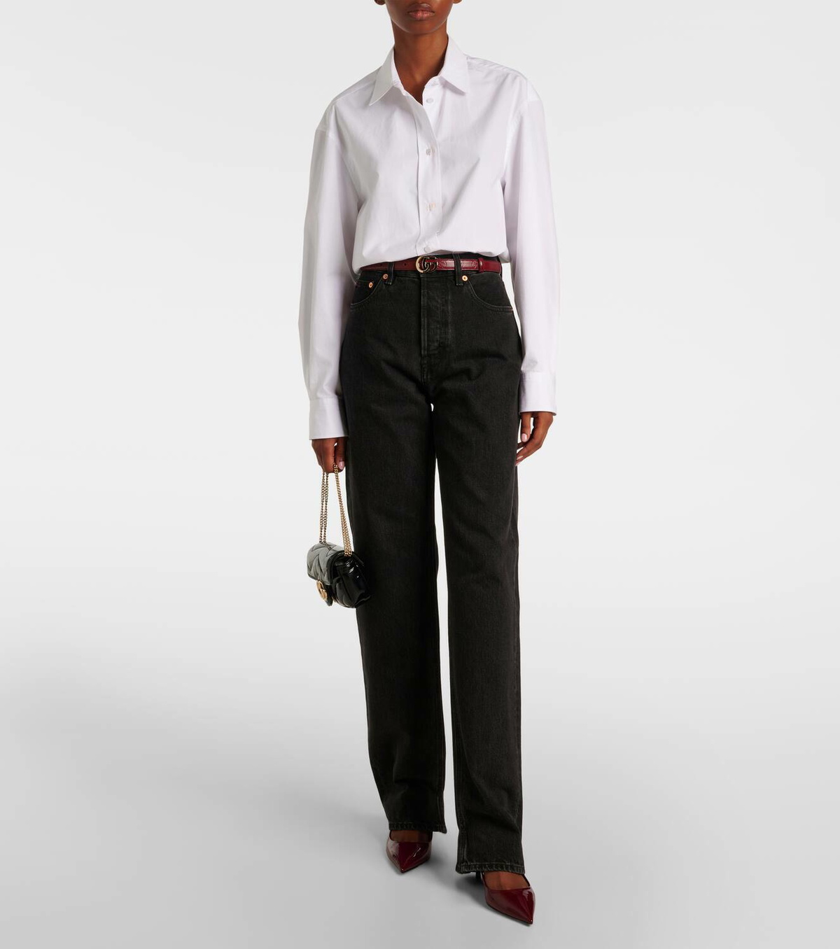 Gucci High-rise straight jeans Gucci
