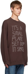 UNDERCOVER Brown Printed Sweatshirt
