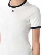 Courrèges Singnature Contrast Tshirt